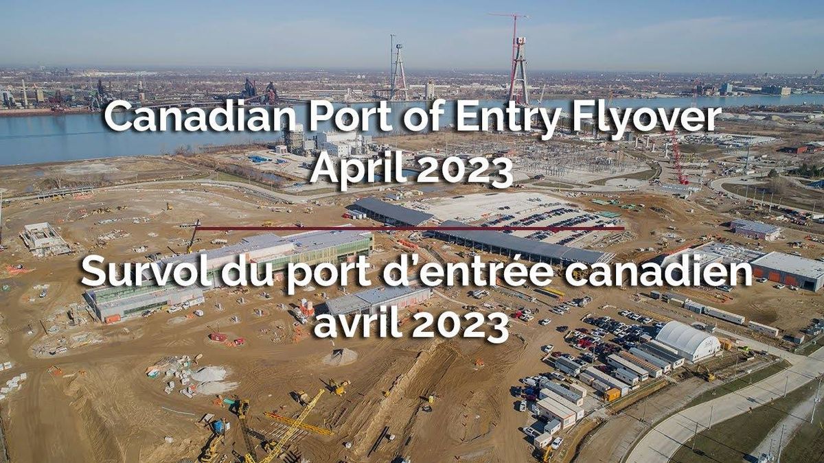 The Gordie Howe International Bridge project team shares drone footage of 'once-in-a-generation' bridge construction [VIDEO]