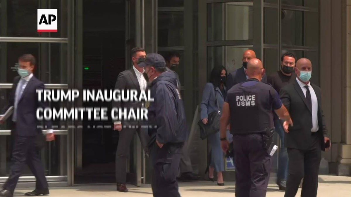 Trump inaugural chair declares outside Brooklyn courthouse, 'I'm 100% innocent'