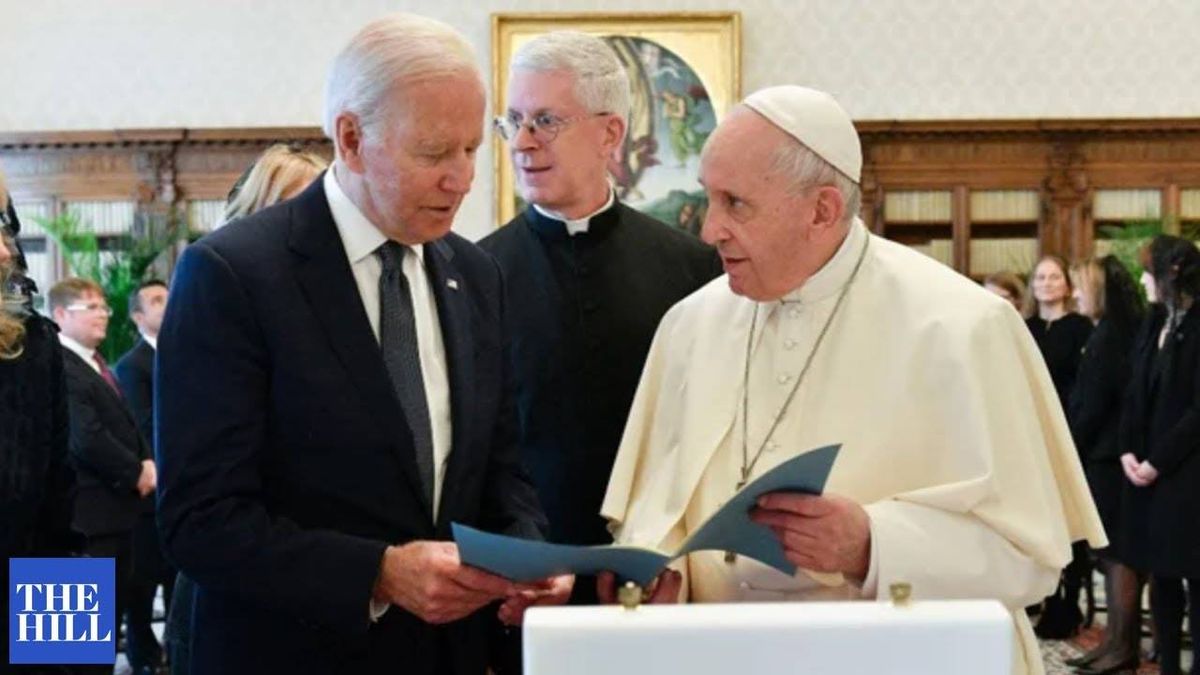 VIDEO & PICS: Biden meets with Pope Francis at Vatican