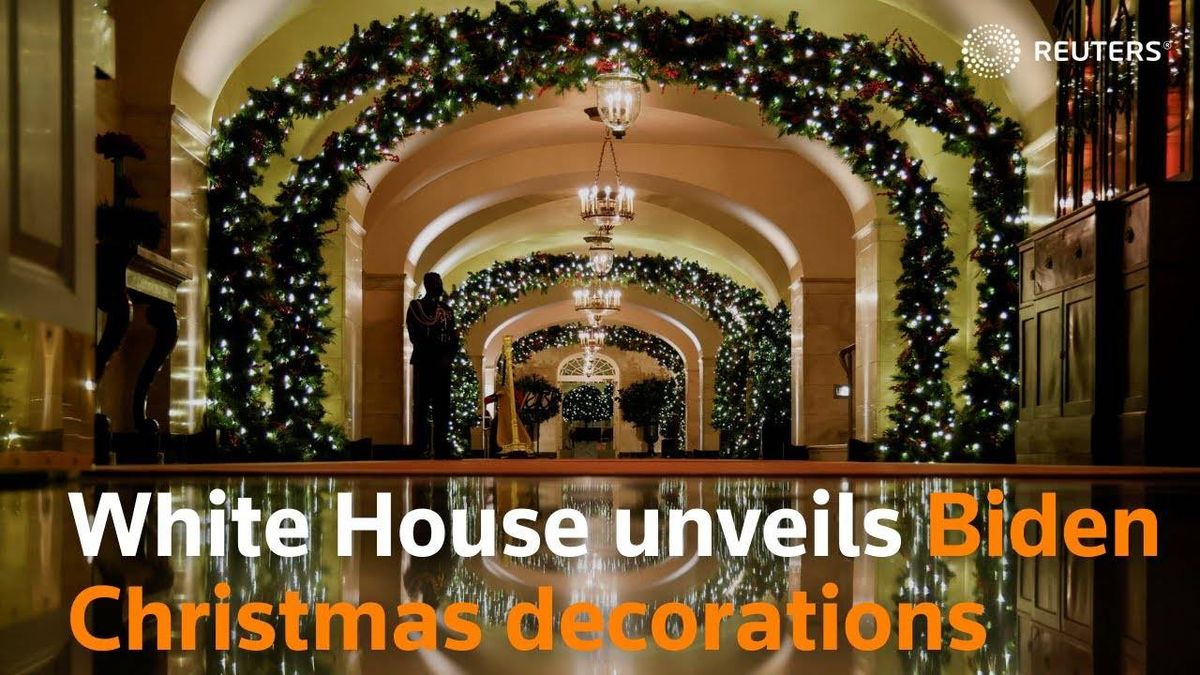 PHOTOS: Merry Christmas from the Bidens! White House decorations honor frontline workers
