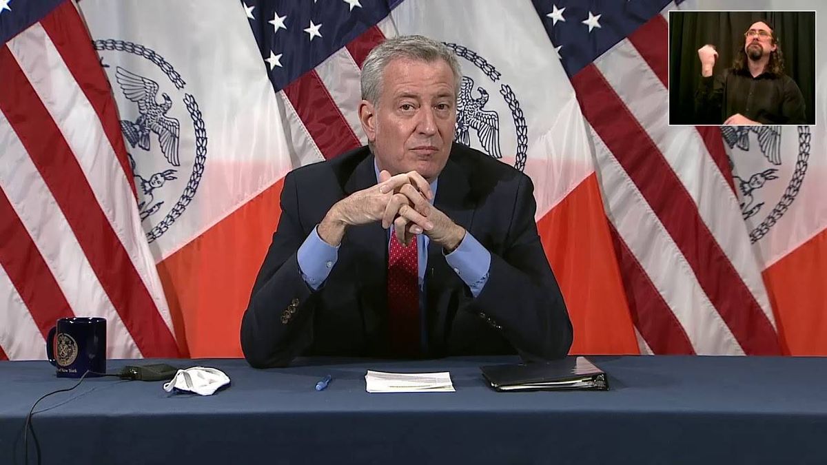 NYC readying 5 vaccine sites for city workers, would open Monday pending state approval: de Blasio