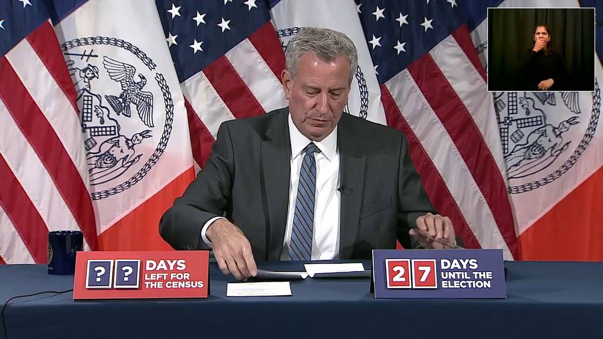De Blasio on Brooklyn lockdown: NYPD 'will not tolerate' assaults, property damage, fires in protests over rules