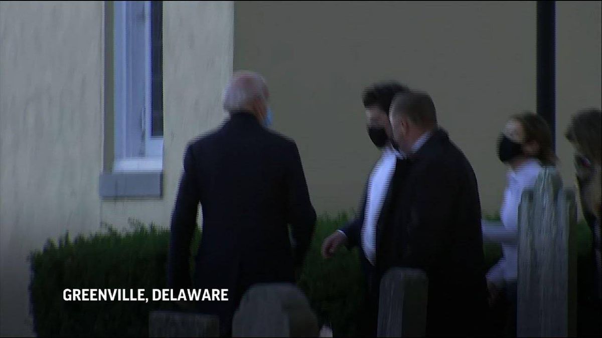 VIDEO: Biden kicks off Election Day with visit to son Beau's grave