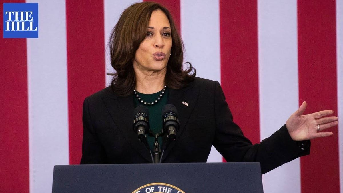 Kamala Harris at JFK Airport: 'Right here in NY, we have seen climate change become a climate crisis'