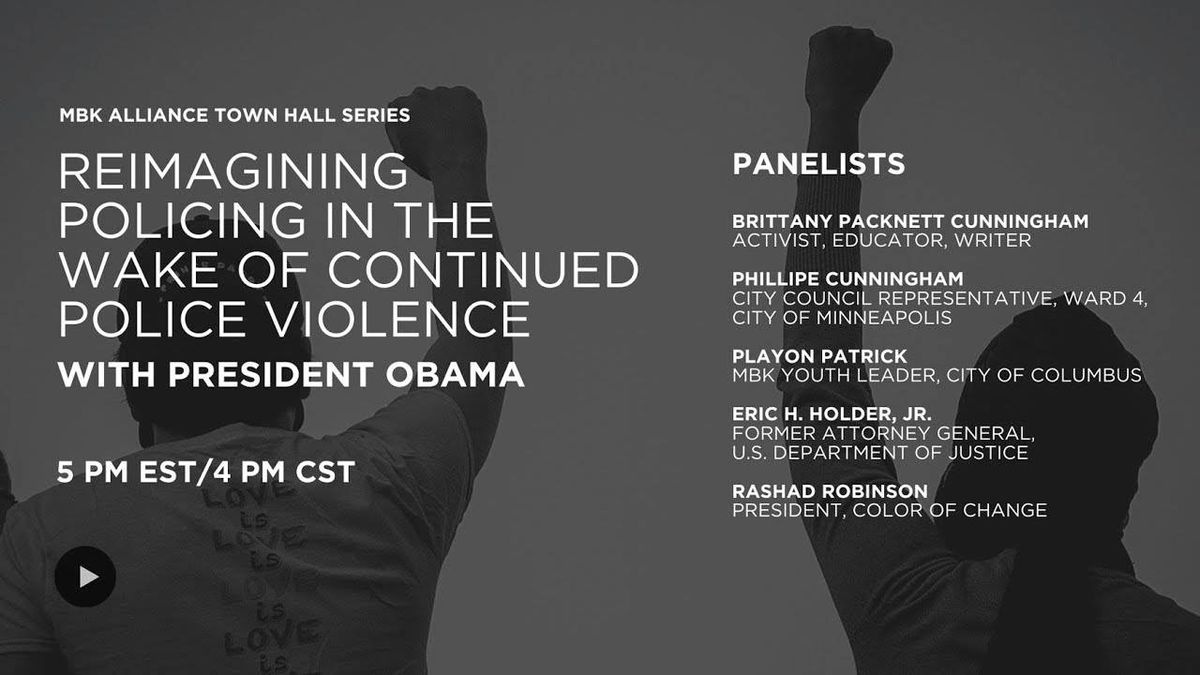 WATCH LIVE: Barack Obama participates in panel about 'continued police violence'