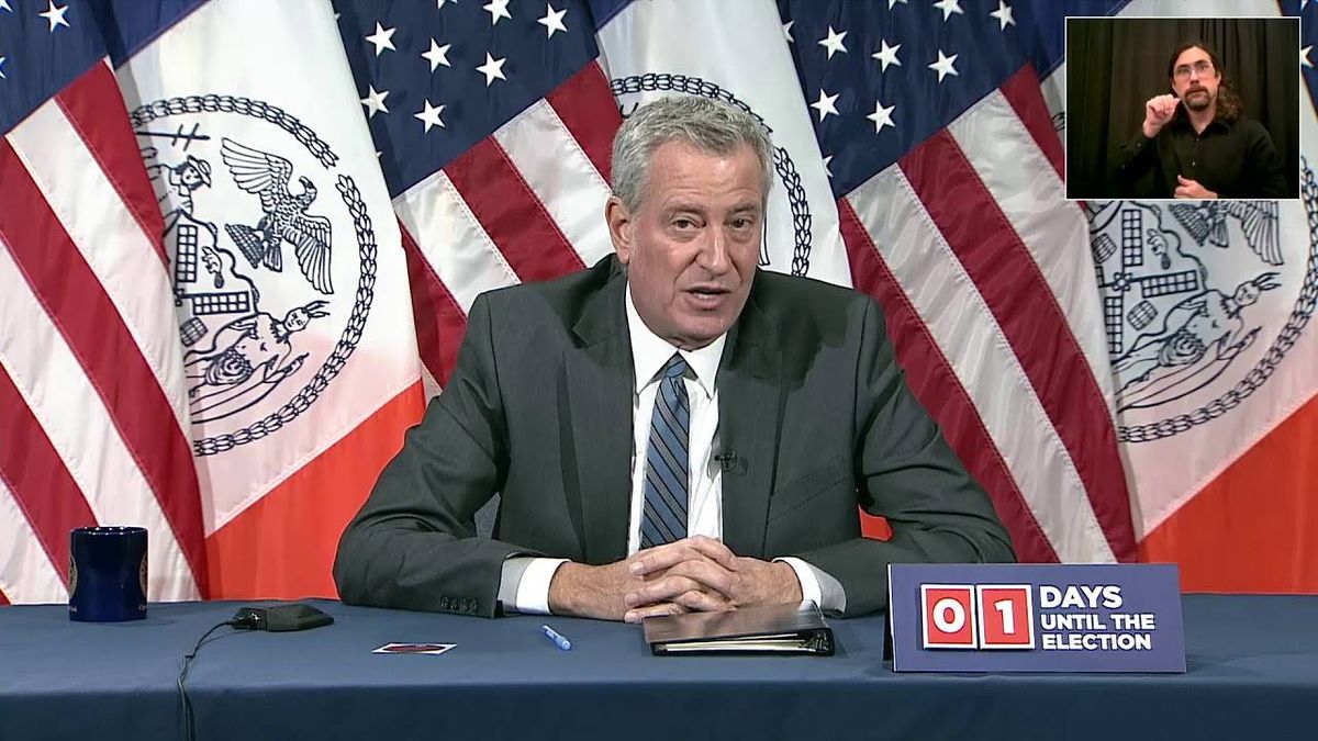 De Blasio: 'No specific threat' to NYC on Election Day, but city will 'be ready for anything'