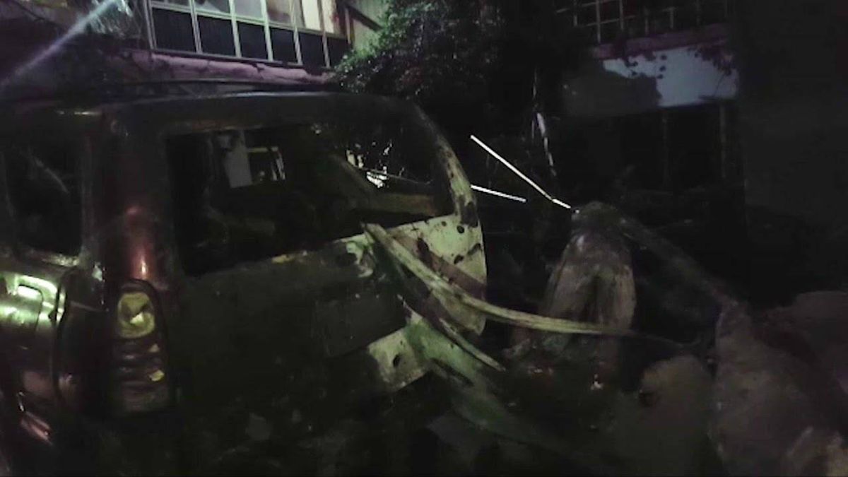 VIDEO & PICS: See what's left of vehicle US drone blew up in Afghanistan