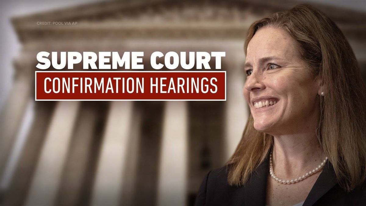 WATCH: Day 2 of Amy Coney Barrett's Supreme Court confirmation hearing underway