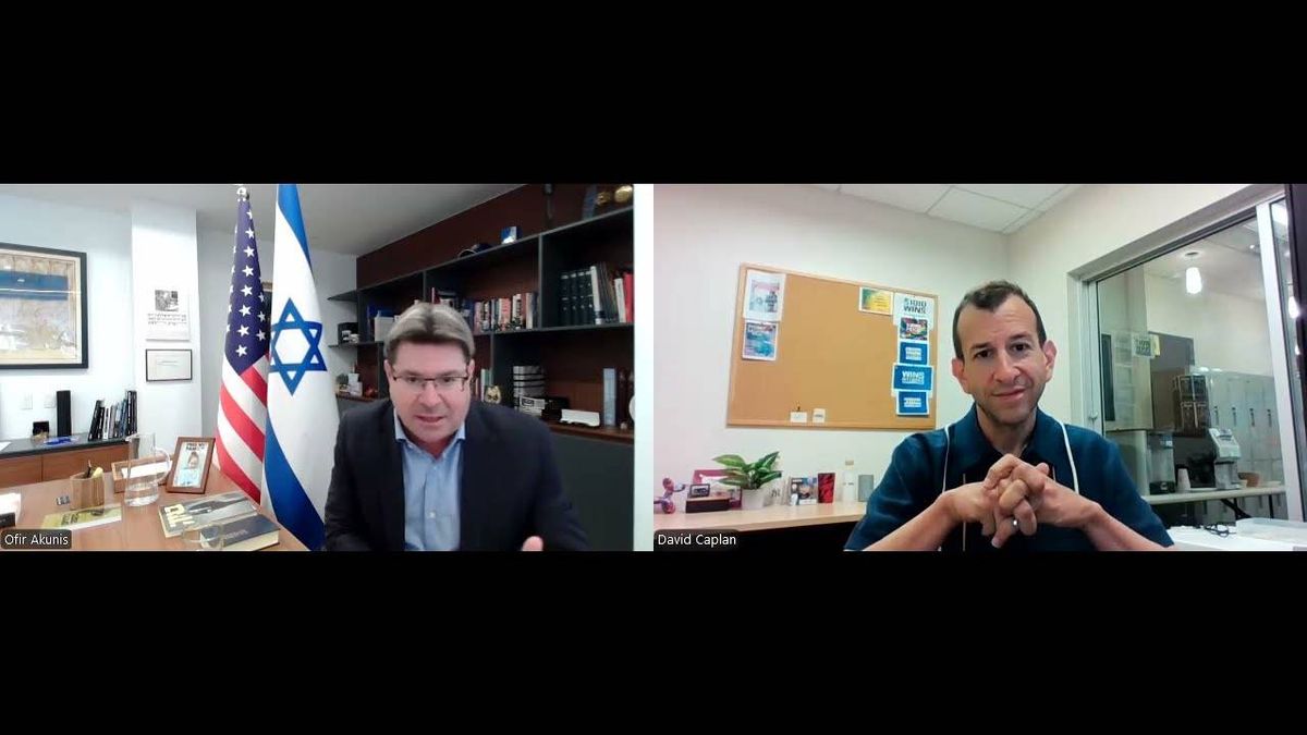ISRAEL'S NY CONSUL GENERAL: Iran's threats ('we know how to defend our people'), Hamas ('we're very close to an impressive victory'), Nassau mask ban ('it's good news'), Gal Gadot boycott ('buy tickets to her next movie')