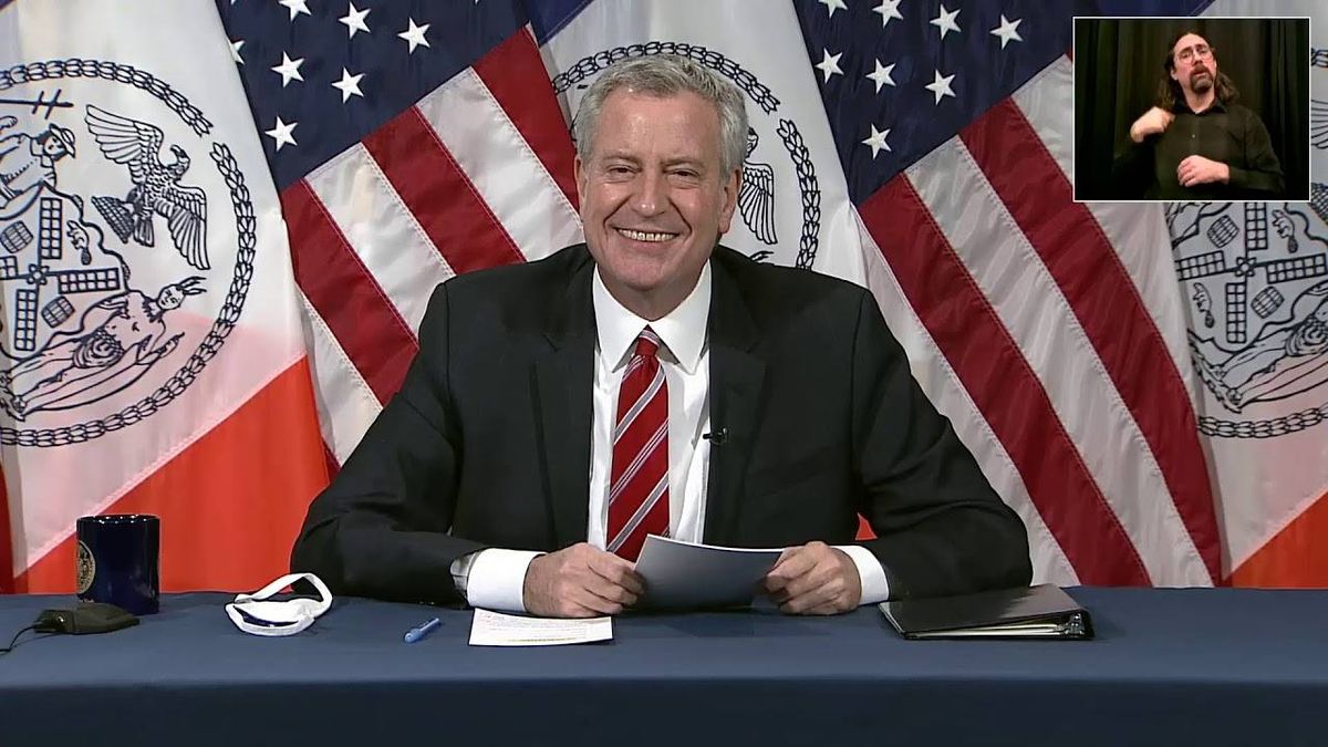 De Blasio: 'We're going to need to do some kind of shutdown,' probably 'right after Christmas'