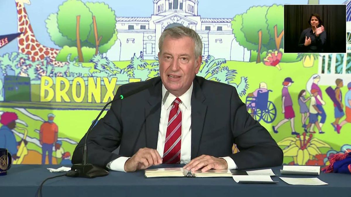 NYC to require vaccines by mid-Sept. or weekly testing for city workers: de Blasio