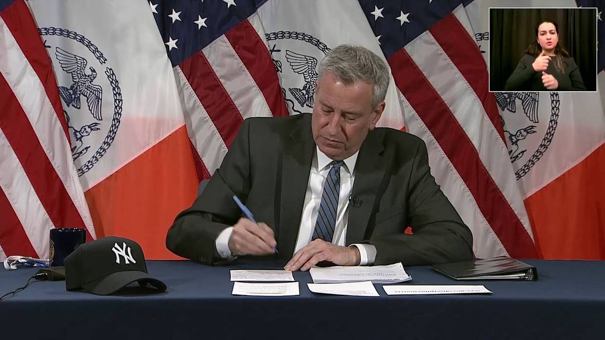 NYC vaccinations centers may shut down Thursday over low supply, de Blasio warns