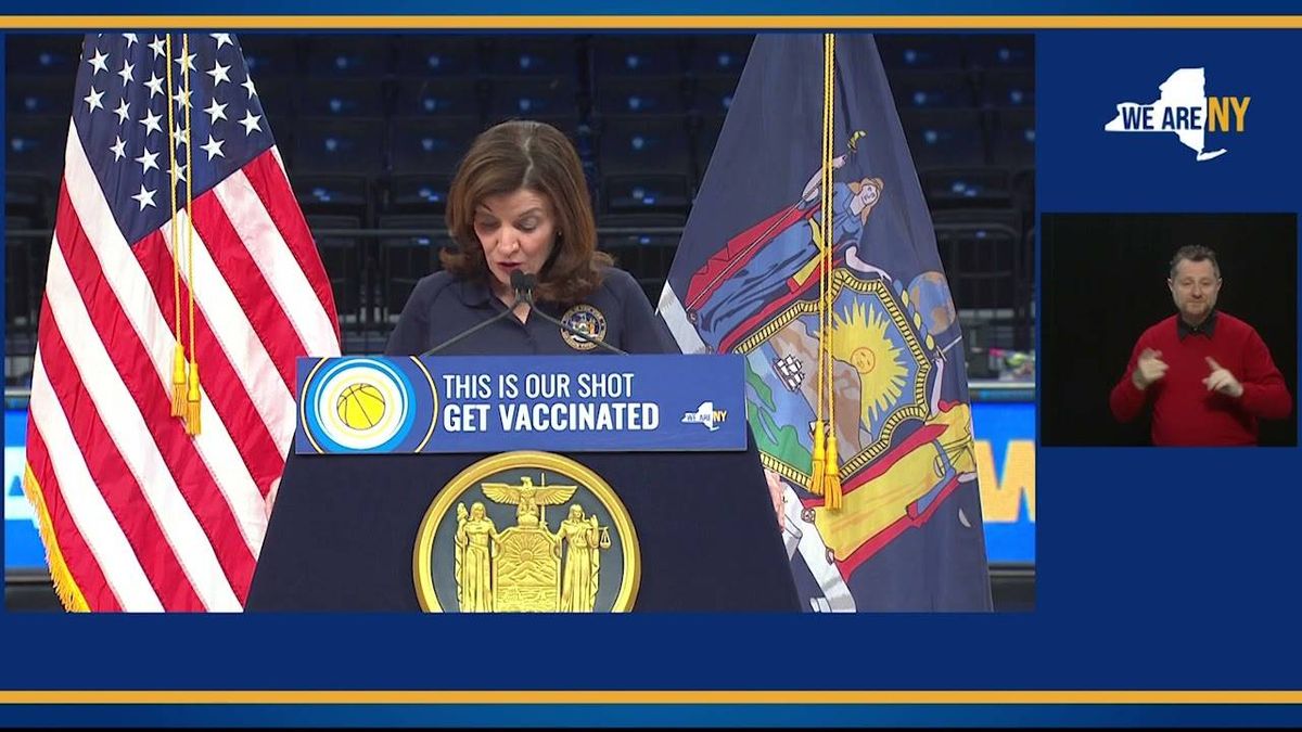 NY offering 2 Nets tickets to kids who get vaccinated at Barclays Center: Hochul