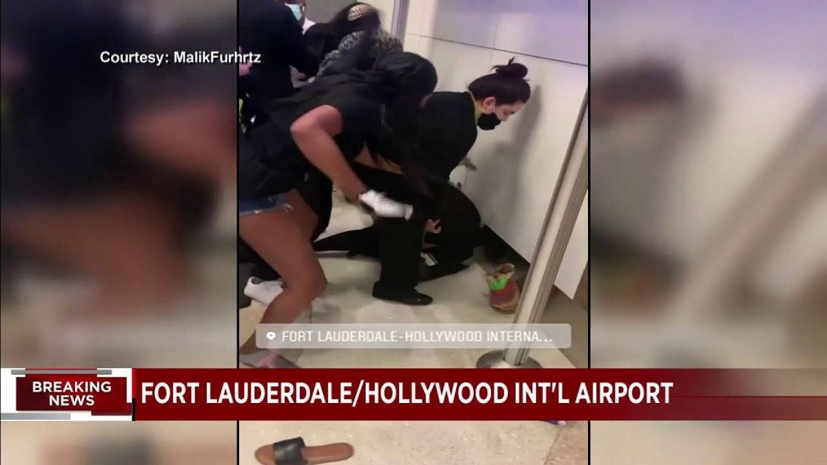 VIDEO: 3 'combative' women attack Spirit Airlines workers at Florida airport