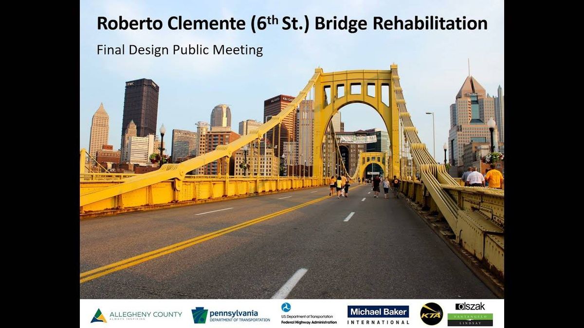 Allegheny County opens public comments regarding Roberto Clemente bridge closure