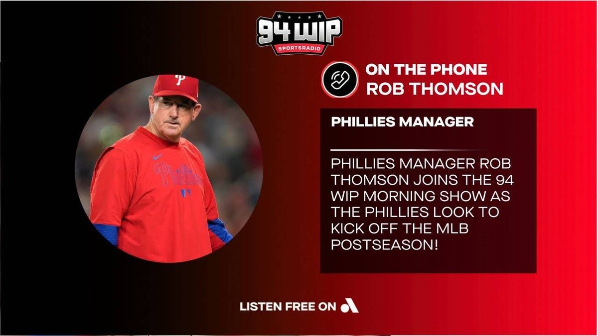 Rob Thomson talks Red October on 94WIP