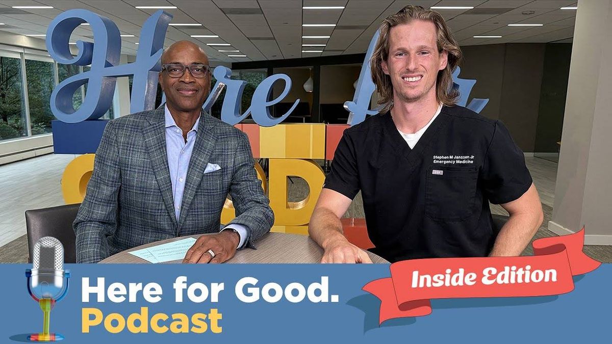 Here for Good. The Podcast "Inside Edition"| EP. 33 – Dr. Stephen "Boomer" Janssen, Emergency Medicine | Bee Inspired