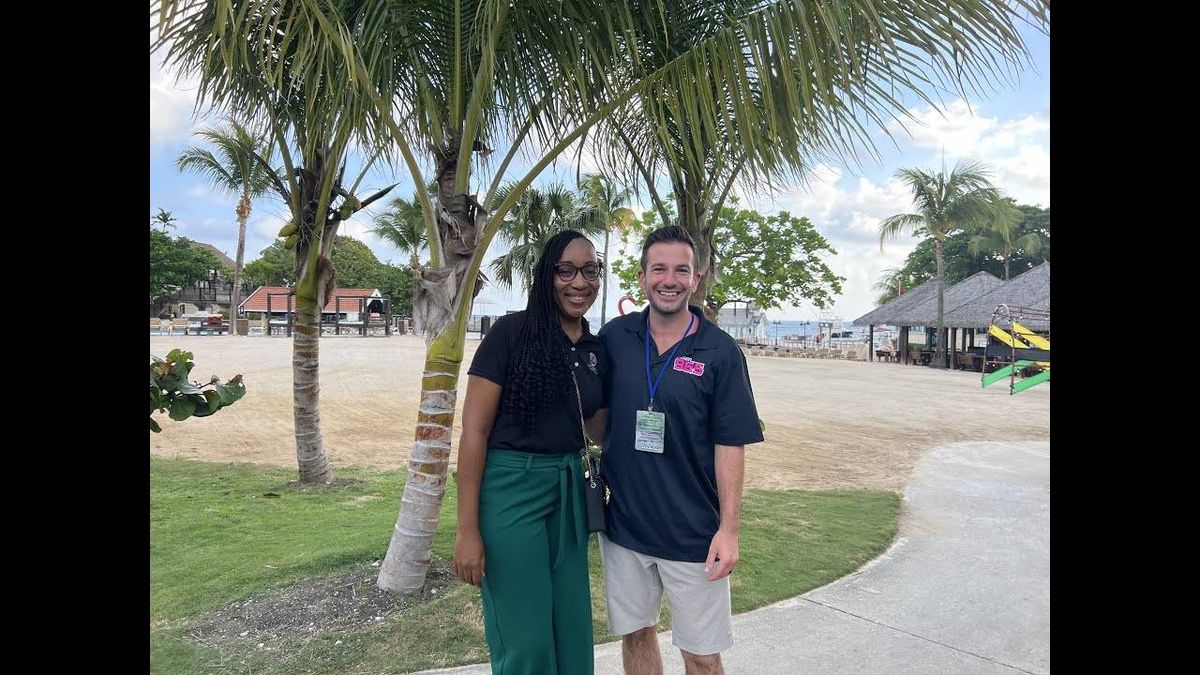 Bennett chats with Lafaine Wiggan, PR & Event Planning Officer at River Raft Limited #LIVEfromJamaica