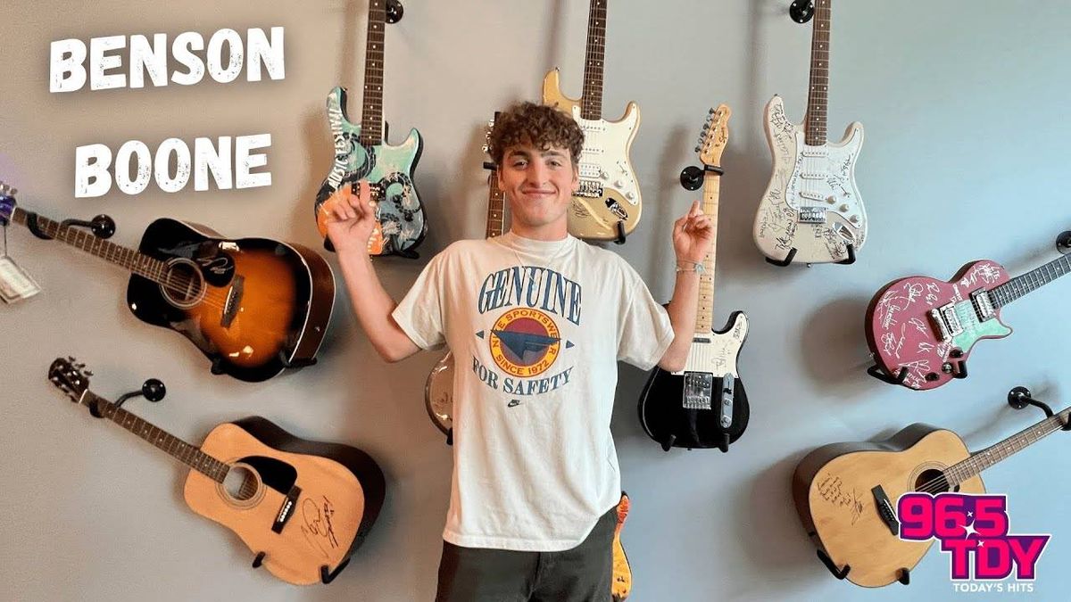 Benson Boone talks cliff jumping, and EP 'Walk Me Home'