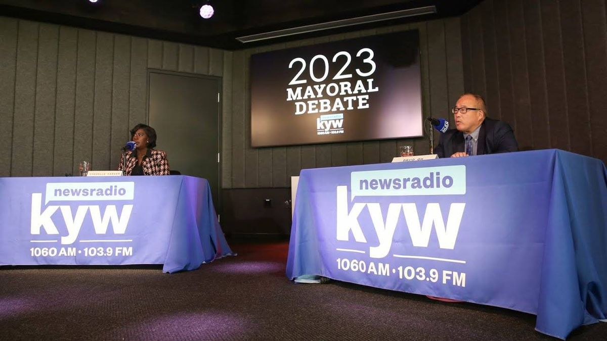 Takeaways from the 2023 mayoral debate between Cherelle Parker and David Oh