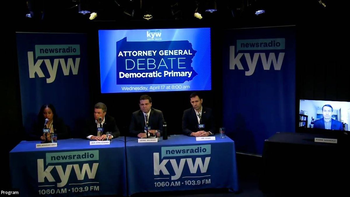 Highlights from KYW's Democratic debate for Pa. attorney general