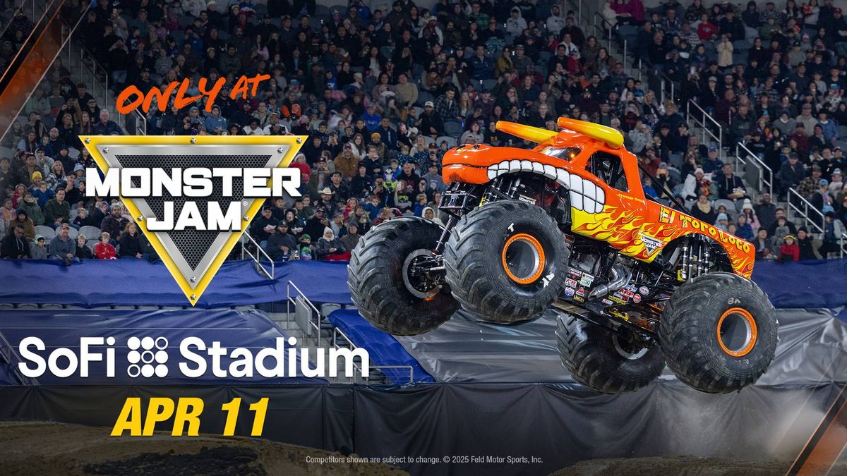 Listen for your chance to win tickets to Monster Jam at SoFi Stadium