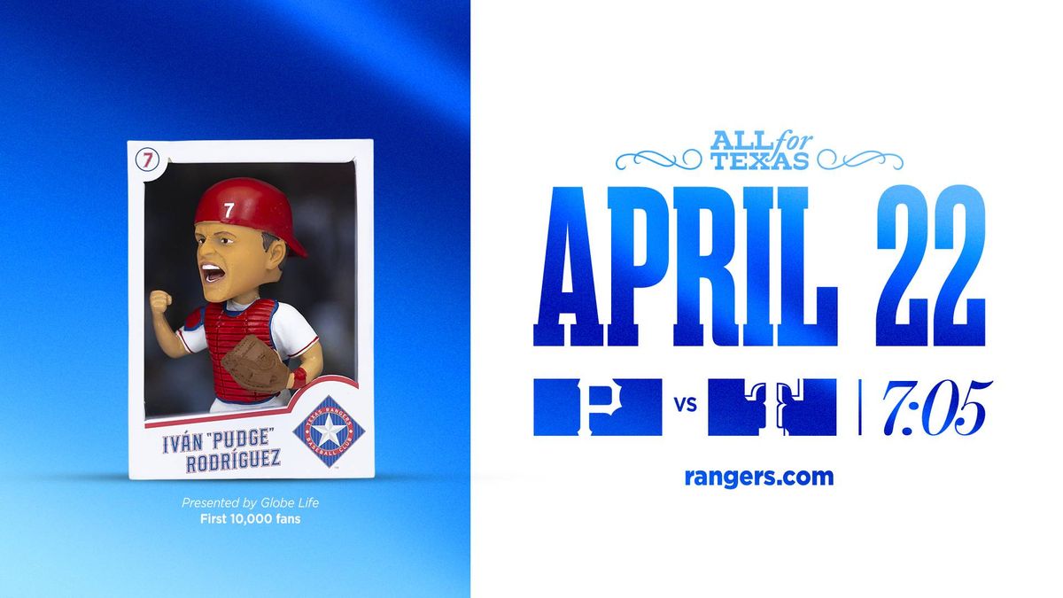 Listen for your chance to win tickets to Rangers vs Pirates!