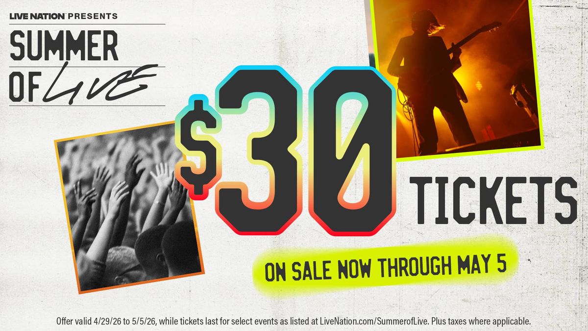 Win Tickets to Summer of Live Shows