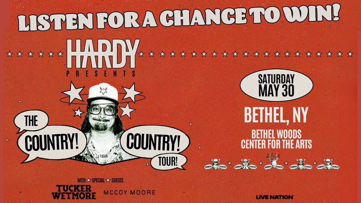 Froggy 101 Has Your Chance to See Hardy!