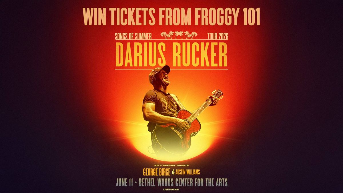 Froggy 101 Has Your Chance to See Darius Rucker!