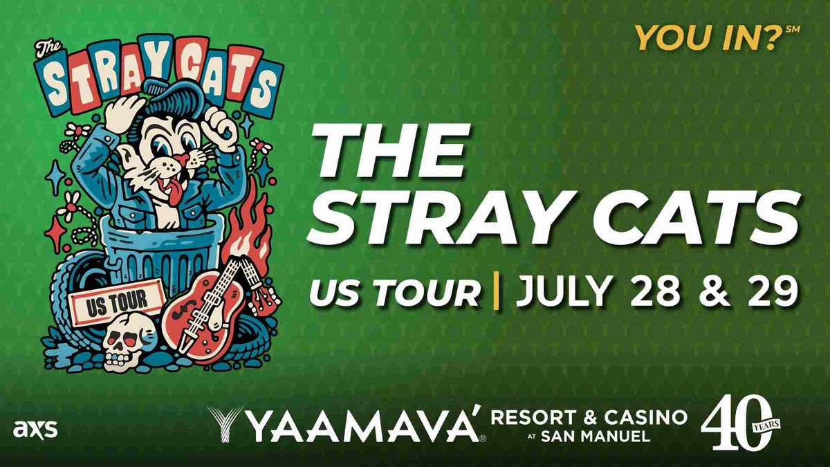 Win tickets to see The Stray Cats at Yaamava Theater on July 29th