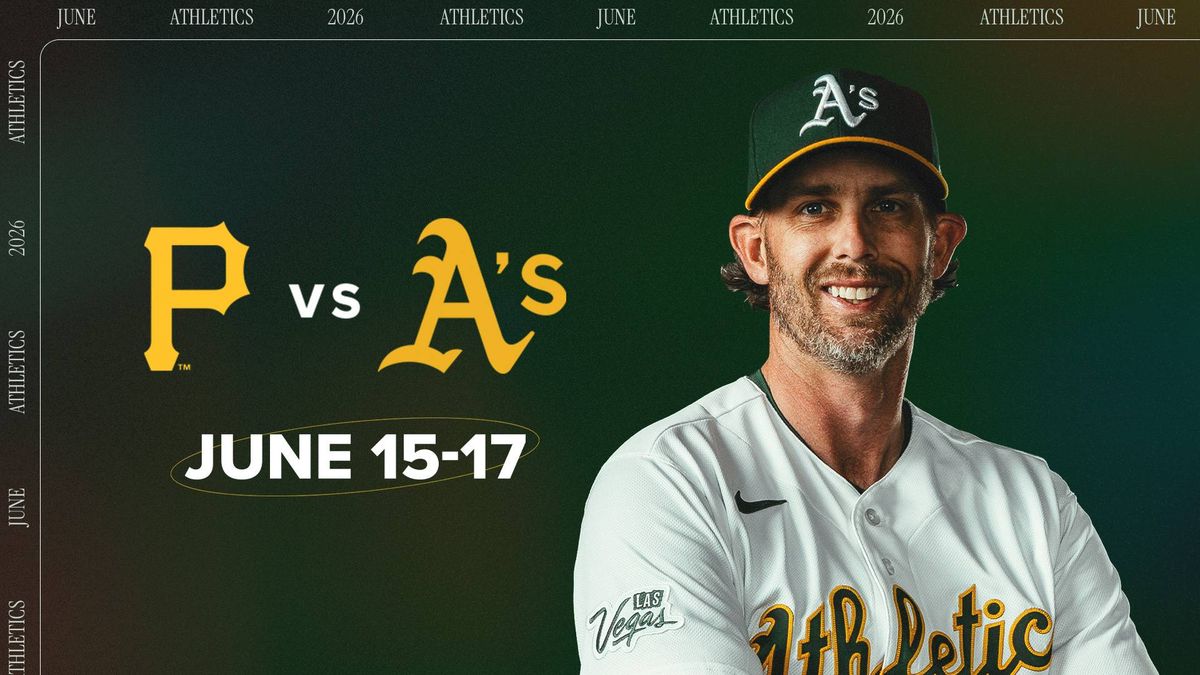 Athletics vs. Pirates Tickets - Monday, June 15th