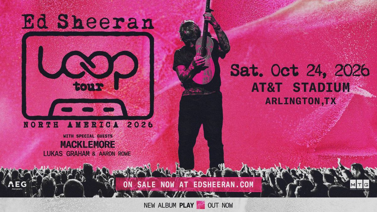 Enter for your chance to win tickets to Ed Sheeran!
