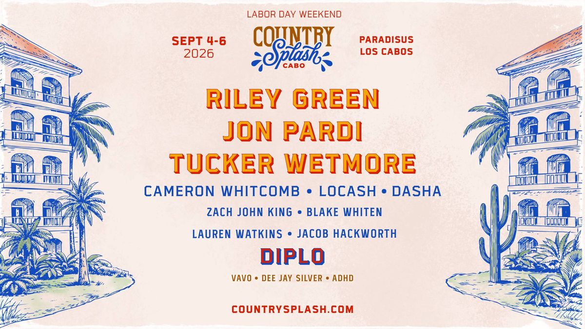 Win a VIP Country Splash Cabo Getaway for Two