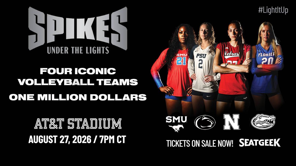 Listen for your chance to experience Spikes Under The Lights