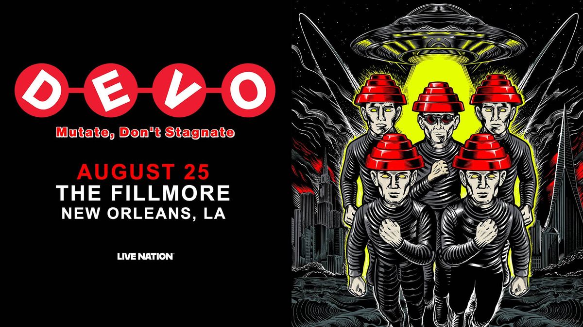 Listen for your chance to win tickets to DEVO!