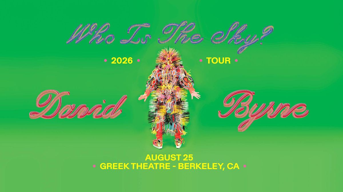 Enter for your last chance to win tickets to David Byrne!