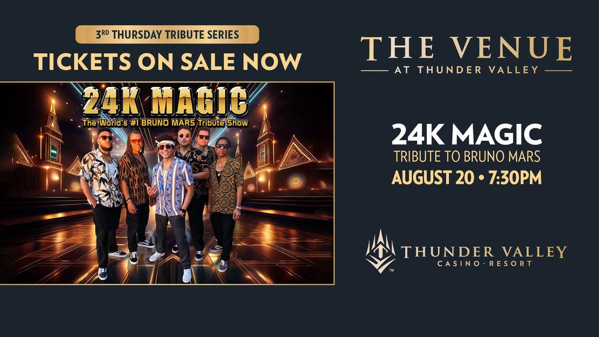 24K Magic - Tribute to Bruno Mars Tickets