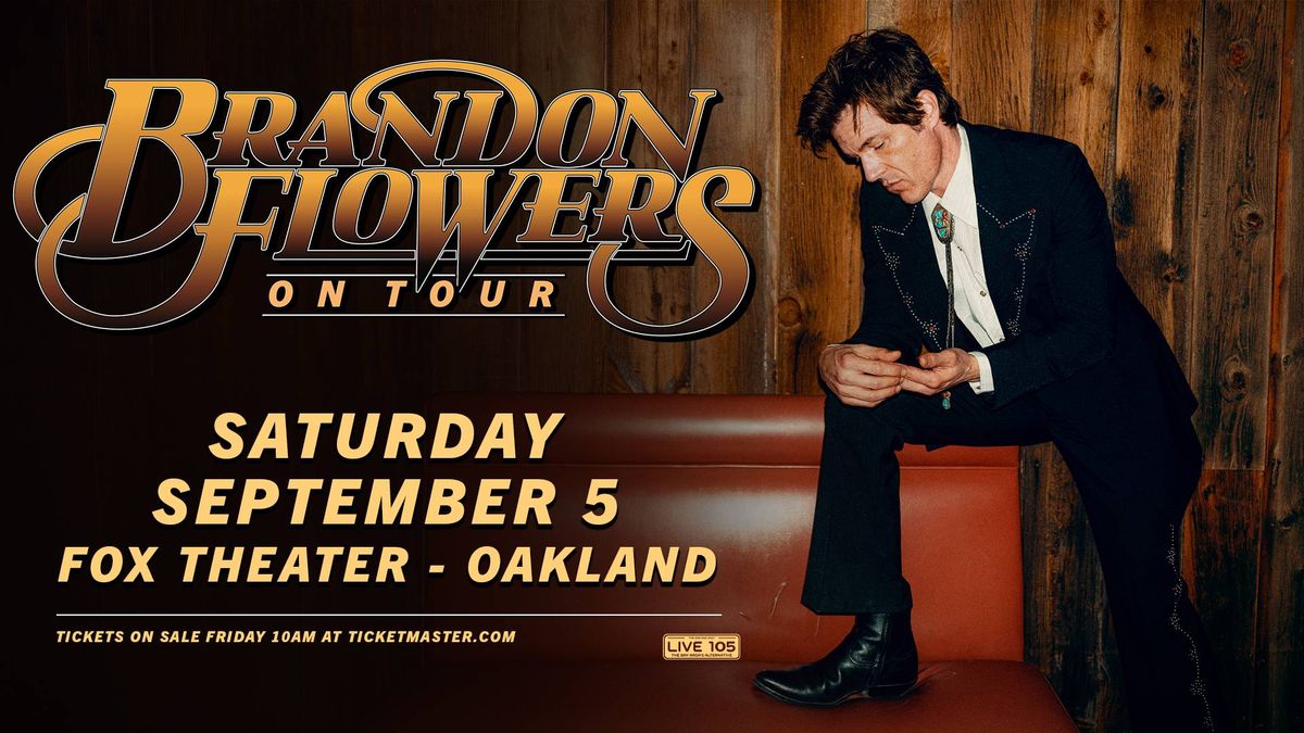 Listen for your last chance to win Brandon Flowers tickets!