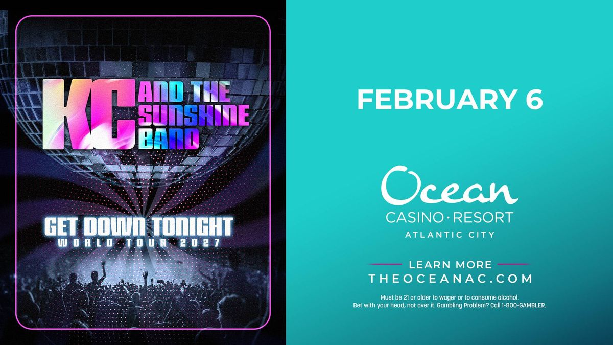 Your chance to win tickets to see KC and The Sunshine Band on February 6, 2027 at Ocean Casino Resort