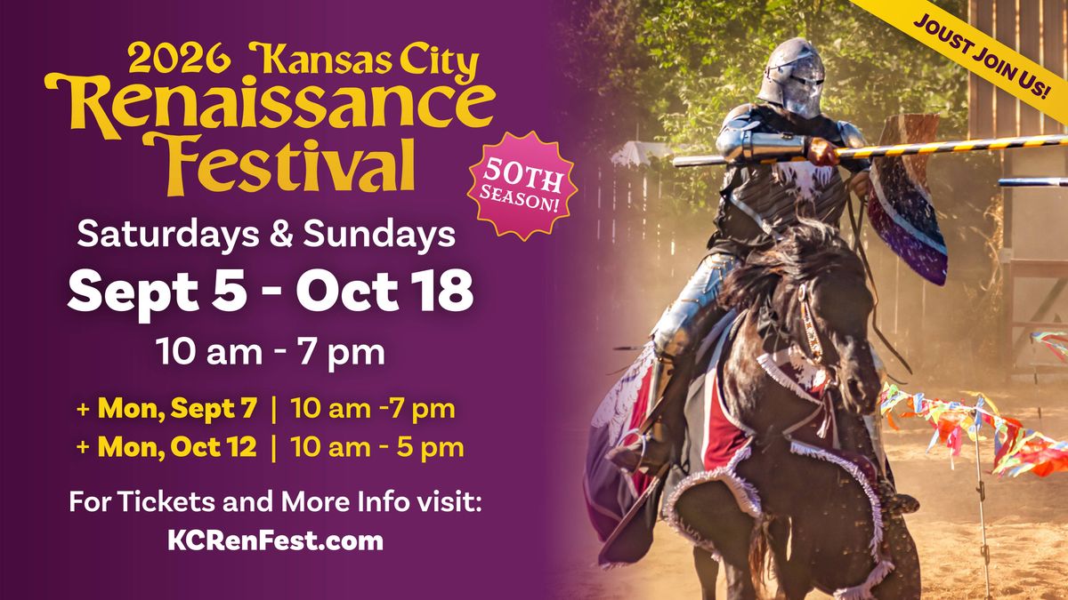 Register for a chance to win tickets to the Kansas City Renaissance Festival!