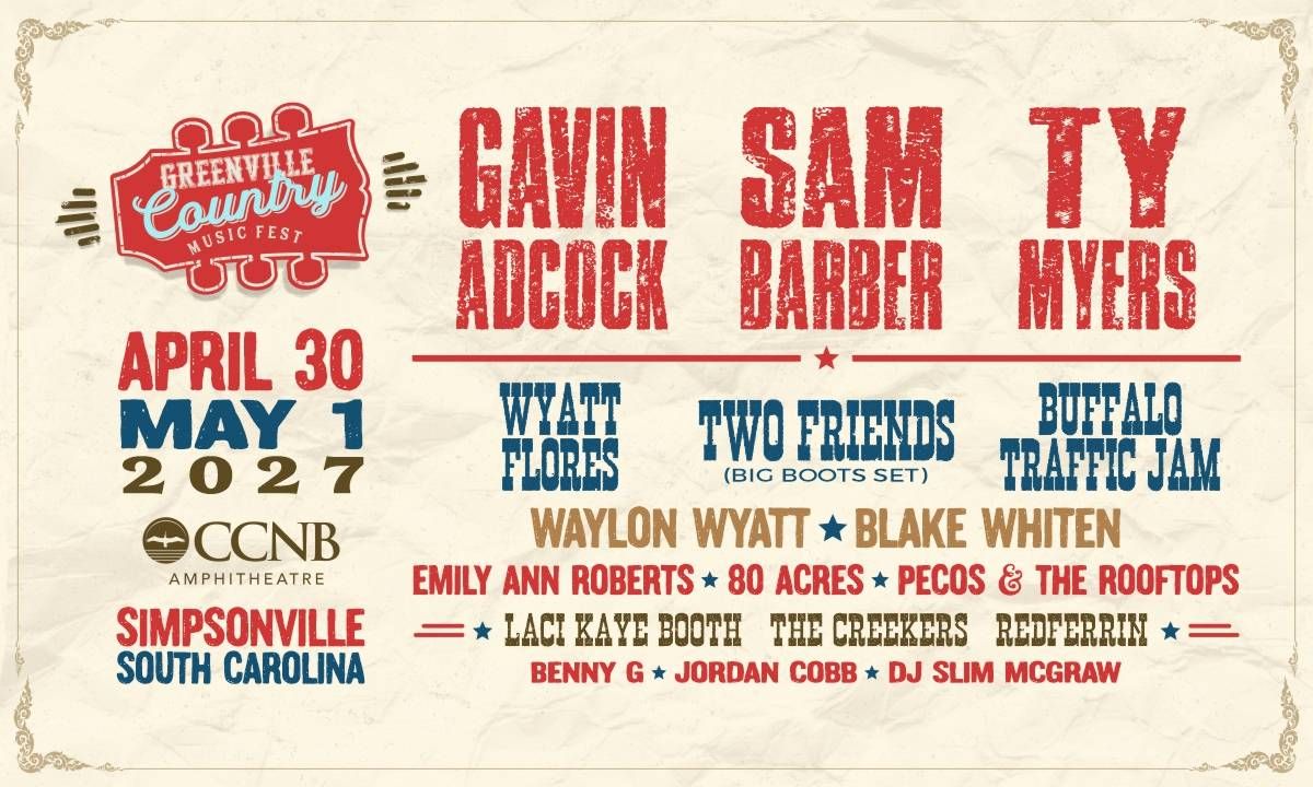 Big Buck Winning Week: Greenville Country Music Fest 2027
