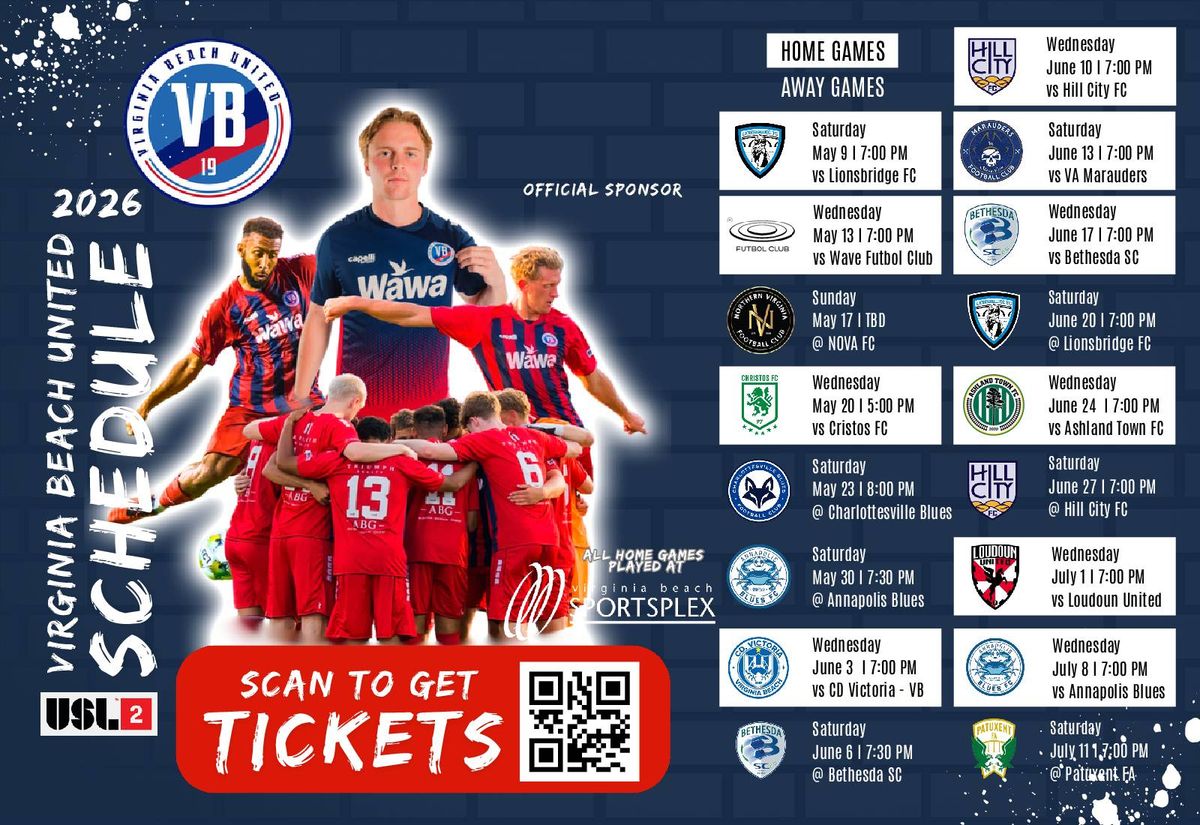Win Tickets to see Virginia Beach United!
