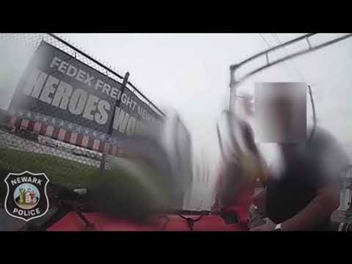 VIDEO: Police rescue driver stranded on Henri-flooded street