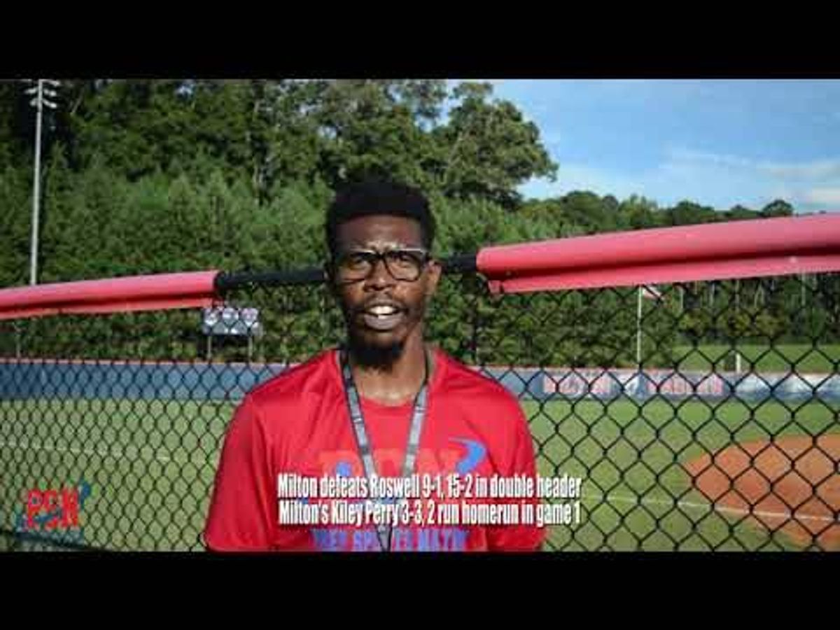 Milton sweeps Roswell in double header 9-1, 15-2