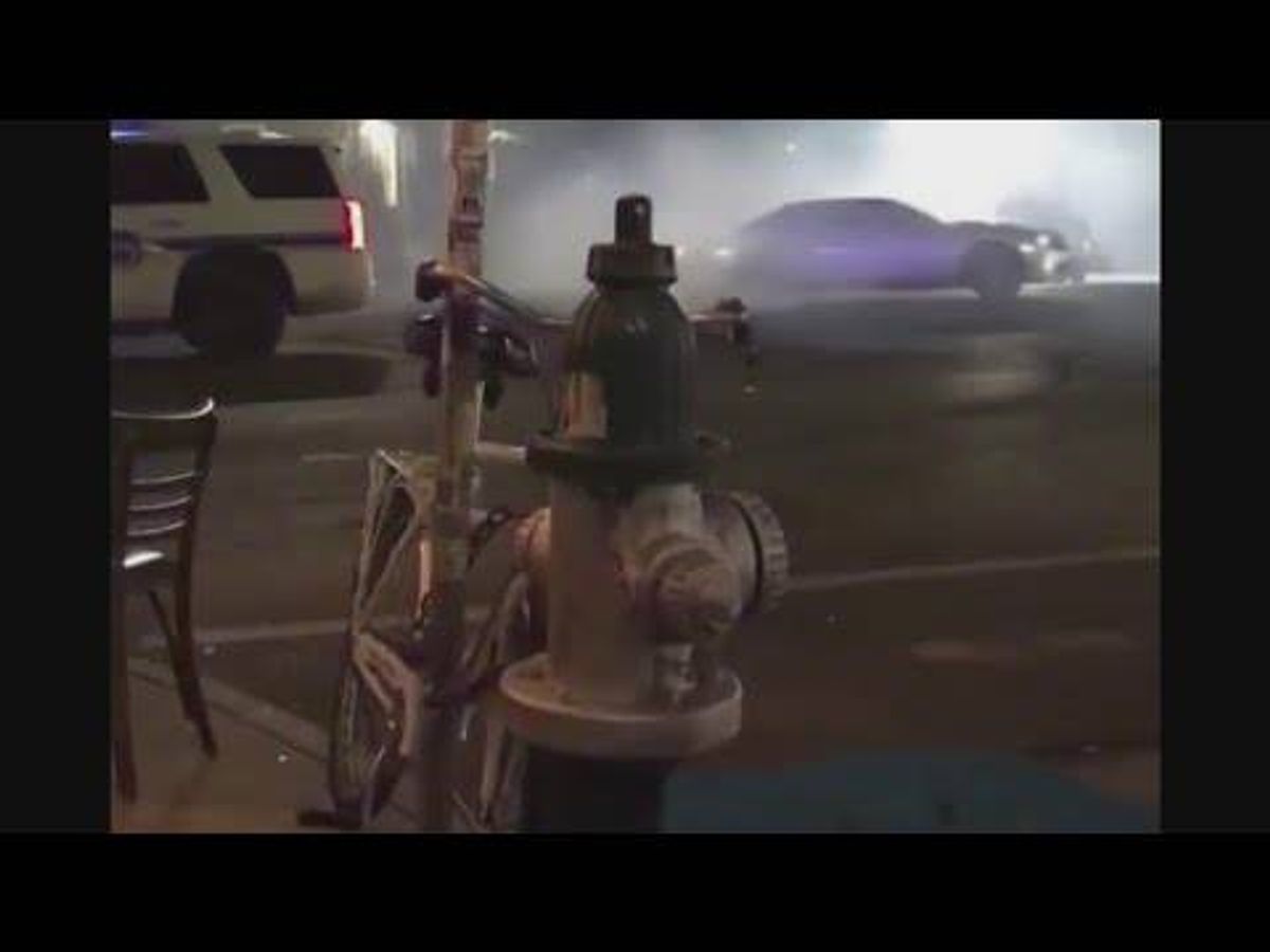 Video: Reckless driver does donuts around NOPD cop car