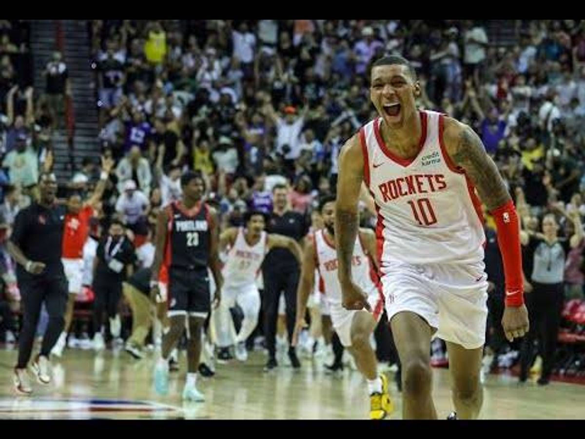 Rockets rookie Amen Thompson to miss remainder of Summer League with ankle sprain: reports