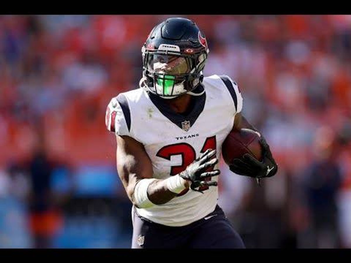 Texans second-year RB Dameon Pierce has lofty goals this season