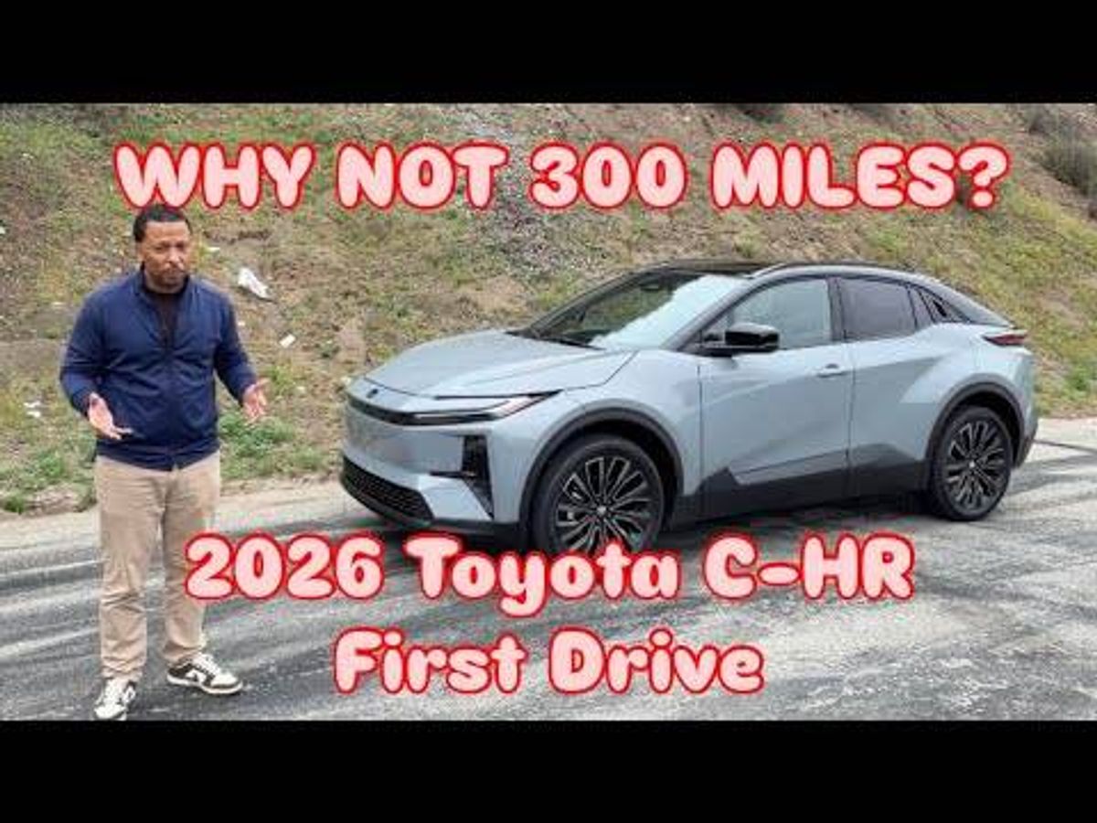 2026 Toyota C-HR Battery Electric First Drive