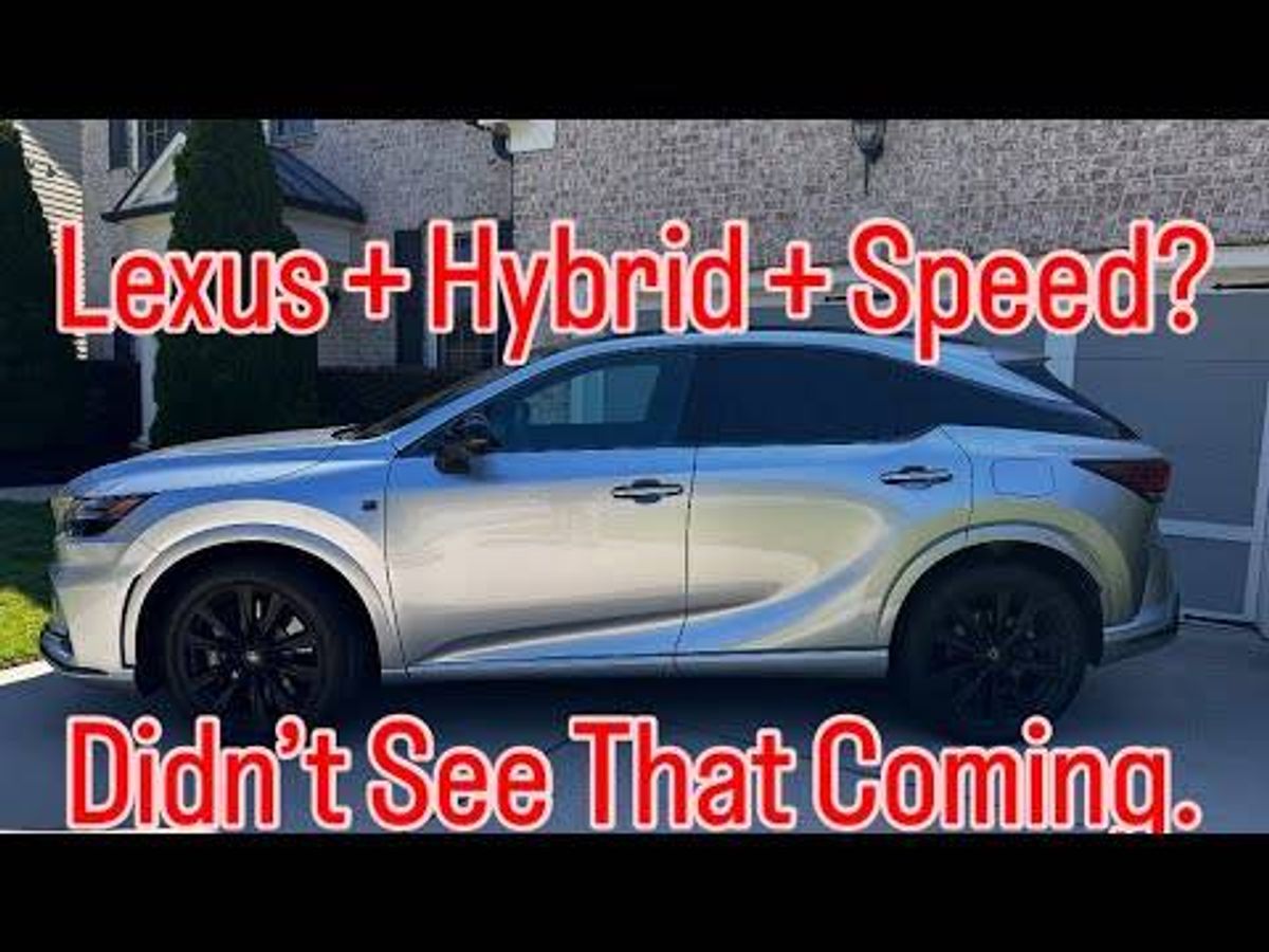 2025 Lexus RX 500h F SPORT: A Return to Familiar Greatness